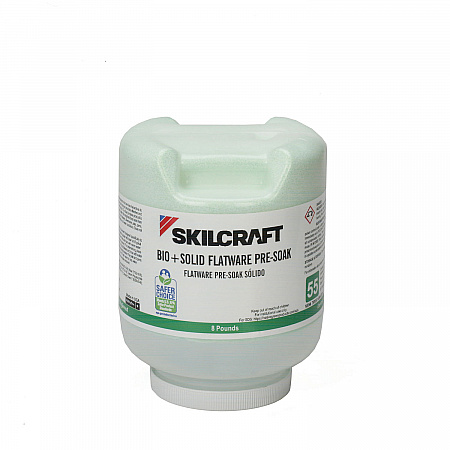 7930016949778, SKILCRAFT Bio+ Flatware Pre-soak, 8 lb Bottle, 2/Carton (6949778)