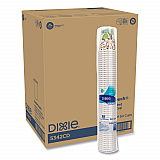 PerfecTouch Paper Hot Cups, 12 oz, Coffee Haze Design, 50/Sleeve, 20 Sleeves/Carton (5342CD)