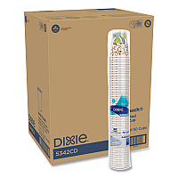 PerfecTouch Paper Hot Cups, 12 oz, Coffee Haze Design, 50/Sleeve, 20 Sleeves/Carton (5342CD)