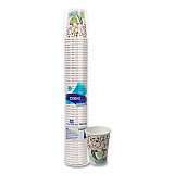 PerfecTouch Paper Hot Cups, 12 oz, Coffee Haze Design, 50/Pack (5342CDPK)