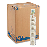 PerfecTouch Paper Hot Cups, 16 oz, Coffee Haze Design, 50/Sleeve, 20 Sleeves/Carton (5356CDCT)