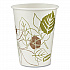 Pathways Paper Hot Cups, 8 oz, White/Brown, 50/Sleeve, 20 Sleeves/Carton (2338PATH)