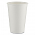 Paper Hot Cups, 16 oz, White, 50/Sleeve, 20 Sleeves/Carton (2346W)