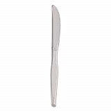 Heavyweight Polystyrene Cutlery, Knife, Plastic, Clear, 1,000/Carton (KH017)