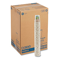 PerfecTouch Paper Hot Cups, 8 oz, Coffee Haze Design, 50/Sleeve, 20 Sleeves/Carton (5338CD)