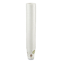 Pathways Paper Hot Cups, 10 oz, White/Brown, 50/Pack (2340PATHPK)