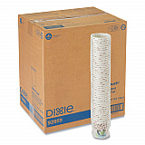 PerfecTouch Paper Hot Cups, 10 oz, Coffee Haze Design, 50/Sleeve, 20 Sleeves/Carton (92959)