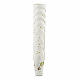 Pathways Paper Hot Cups, 16 oz, White/Brown, 50/Pack (2346PATHPK)
