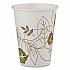 Pathways Paper Hot Cups, WiseSize, 12 oz, White/Brown, 25/Bag, 20 Bags/Carton (2342WS)