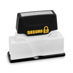 COSCO Secure-I-D Security Stamp, Obscures Area 2 1/2 x 5/16, Black (034590)