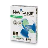 Navigator Premium Recycled Office Paper, 92 Bright, 20 lb, 8.5 x 11, White, 500 Sheets/Ream, 10 Reams/Carton (NR1120)