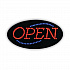 LED OPEN Sign, 10.5 x 20.13, Red and Blue Graphics (098099)