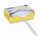 Plastic Cutlery, Heavyweight Knife, White, 100/Box (KH207)