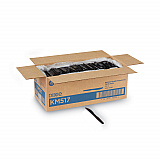 Plastic Cutlery, Heavy Mediumweight Knife, Black, 1,000/Carton (KM517)