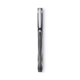 BIC Intensity Porous Point Pen, Stick, Fine 0.5 mm, Black Ink, Black Barrel, Dozen (FPIN11BK)