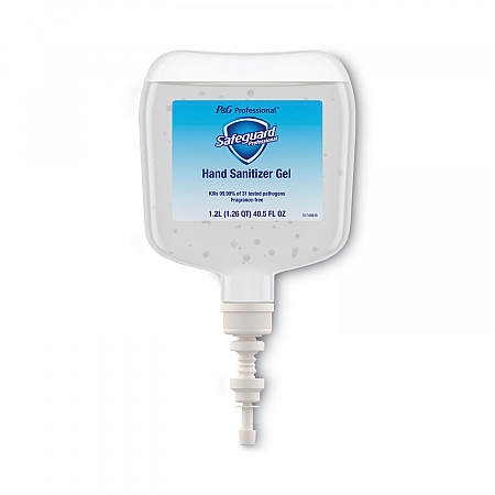 Antibacterial Gel Hand Sanitizer, 1,200 mL Refill, Fragrance-Free, 4/Carton (48842)