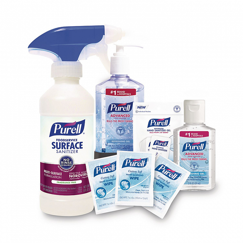 Employee Care Kit, Hand and Surface Sanitizers, 6/Carton (992006EEKIT)