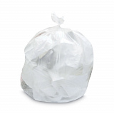 Mineral-Reinforced High-Density Waste Can Liners, 33 gal, 22.1 mic, 33" x 46", Natural, 25 Bags/Roll, 10 Rolls/Carton (Z6646WNR01)
