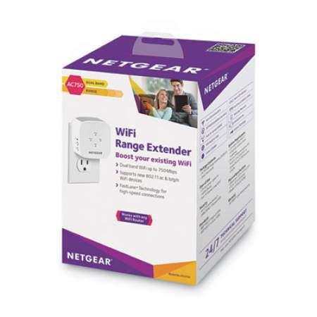 NETGEAR EX3110100NAS AC750 Dual-Band Wi-Fi Range Extender
