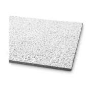 Armstrong Fissured Ceiling Tiles, Square Lay-In (0.94"), 24" x 48" x 0.63", White, 12/Carton (755B)