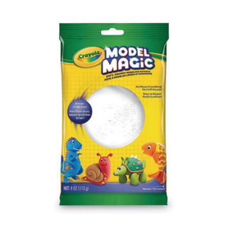 Crayola Model Magic Modeling Compound, 4 oz Packet, White (230026)