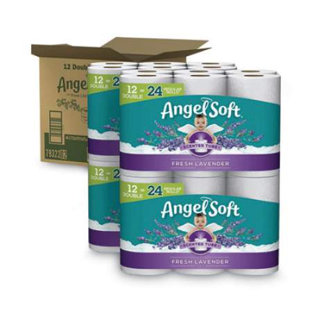 Angel Soft Double-Roll Bathroom Tissue, Septic Safe, 2-Ply, 214 Sheets/Roll, White, 24/Pack (79372)