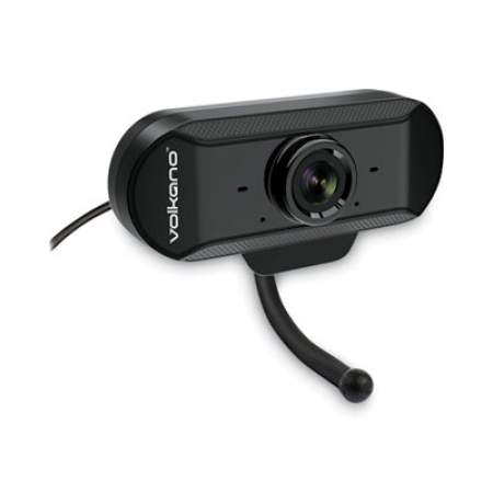 Volkano Zoom Series 1080P Universal Webcam, 1920 pixels x 1080 pixels, Black (VK10102BK)