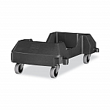 Slim Jim Resin Trainable Dolly, 120 lb Capacity, 23.86 x 14.71 x 8.36, Black (1980602)