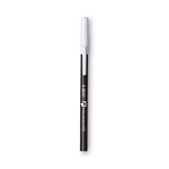 BIC PrevaGuard Ballpoint Pen, Stick, Medium 1 mm, Black Ink/Black Barrel, 60/Pack (GSAM60BK)