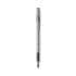BIC Round Stic Grip Xtra Comfort Ballpoint Pen, Stick, Fine 0.8 mm, Black Ink, Gray/Black Barrel, Dozen (GSFG11BK)