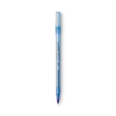 BIC Round Stic Xtra Life Ballpoint Pen Xtra-Value Pack, Stick, Medium 1.2 mm, Blue Ink, Gray Barrel, 240/Carton (GSM240BE)