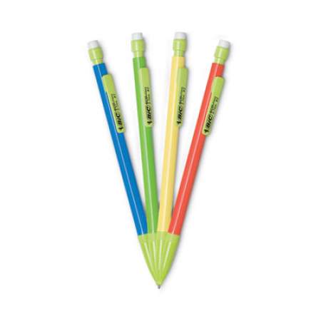 BIC Xtra-Life Mechanical Pencil, 0.7 mm, HB (#2.5), Black Lead, Assorted Barrel Colors, 24/Pack (MPEP241)