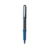 BIC Roller Glide Roller Ball Pen, Stick, Micro 0.5 mm, Blue Ink, Gray Barrel, Dozen (GREM11BE)