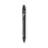 BIC Gel-ocity Quick Dry Gel Pen, Retractable, Medium 0.7 mm, Black Ink, Black Barrel, Dozen (RGLCG11BK)