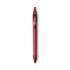 BIC Gel-ocity Quick Dry Gel Pen, Retractable, Fine 0.7 mm, Red Ink, Red Barrel, Dozen (RGLCG11RD)