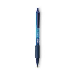 BIC Soft Feel Ballpoint Pen Value Pack, Retractable, Medium 1 mm, Blue Ink, Blue Barrel, 36/Pack (SCSM361BE)