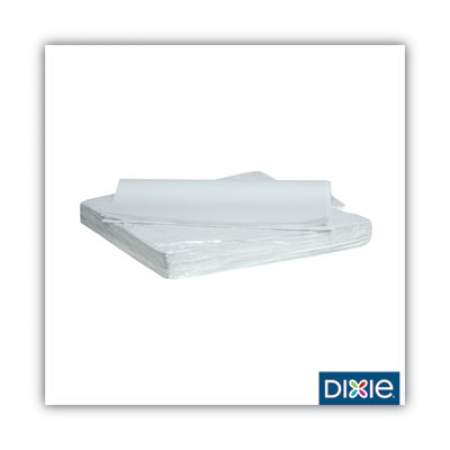 Dixie All-Purpose Food Wrap, Dry Wax Paper, 14 x 14, White, 1,000/Carton (GRC1414)