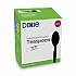Grab N Go Wrapped Cutlery, Spoon, Plastic, Black, 90/Box, 6 Boxes/Carton (TM5W540)