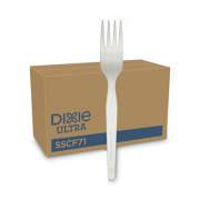 Dixie SmartStock Plastic Cutlery Refill, Fork, Natural, 40 Pack, 24 Packs/Carton (SSCF71)