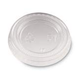 Dixie Plastic Portion Cup Lid, Fits 1 oz Portion Cups, Clear, 4,800/Carton (PL10CLEAR)