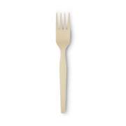 Dixie SmartStock Plastic Cutlery Refill, Forks, 6.5", Series-O Mediumweight Bio-Blend, Beige, 40/Pack, 24 Packs/Carton (SSF11B)
