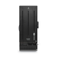SmartStock Dining Utensil Dispenser, Holds 120 Spoons, 10 x 8.78 x 24.75, Translucent Black (SSSD120)