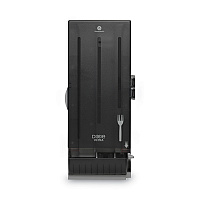 SmartStock Dining Utensil Dispenser, Holds 120 Forks, 10 x 8.78 x 24.75, Translucent Black (SSFD120)