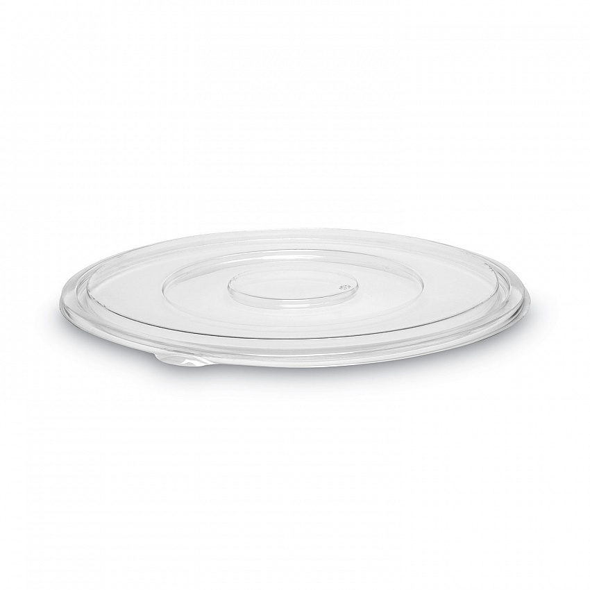 Caterline Pack n' Serve Plastic Lids, Flat Lid, 16" Diameter, Clear, 50/Carton (APB320FLAT)
