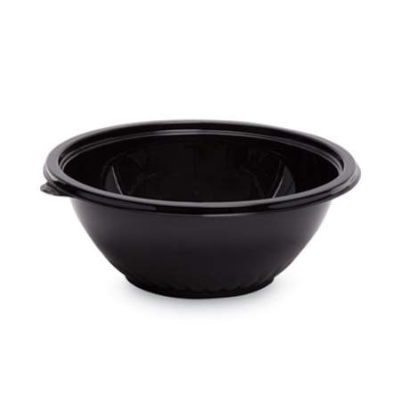 WNA Caterline Pack n' Serve Plastic Bowl, 80 oz, 10" Diameter x 4"h, Black, 25/Carton (APB80BL)