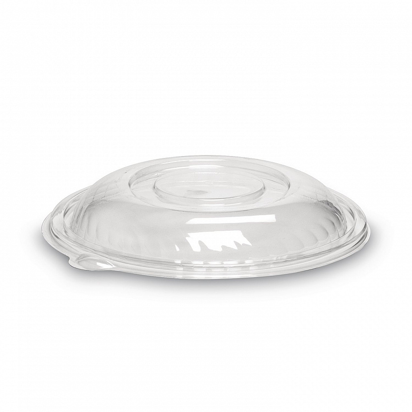 Caterline Pack n' Serve Plastic Lids, Dome Lid, 10" Diameter x 1.38" h, Clear, 25/Carton (APB80DM)