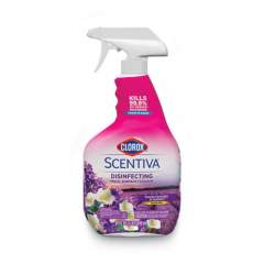 Clorox Scentiva Multi Surface Cleaner, Tuscan Lavender and Jasmine, 32 oz, 6/Carton (31387)