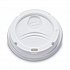 Dome Drink-Thru Lids, Fits 10 oz to 16 oz PerfecTouch Hot Cups/12 oz to 20 oz WiseSize Hot Cups, Plastic, White, 50/Pack (9542500DXPK)