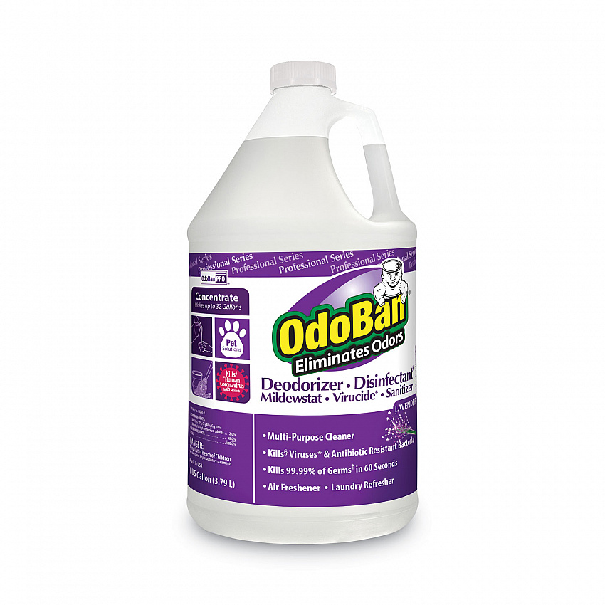 Concentrate Odor Eliminator and Disinfectant, Lavender, 1 gal Bottle, 4/Carton (911162G4)