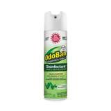 OdoBan Ready-To-Use Disinfectant/Fabric and Air Freshener 360 Spray, Eucalyptus, 14 oz Can, 12/Carton (91000114A12)